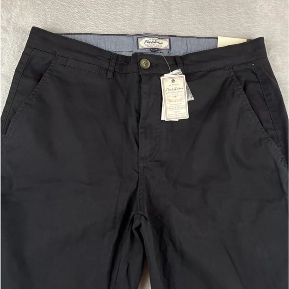 Flag & Anthem mens black stretch Nashville straight leg pants size 34x34 - Picture 7 of 11